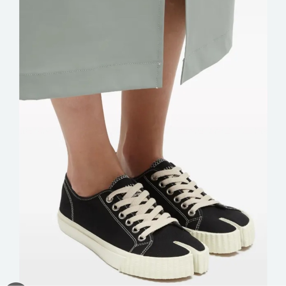 Maison Martin Margiela Black and Cream Sneakers